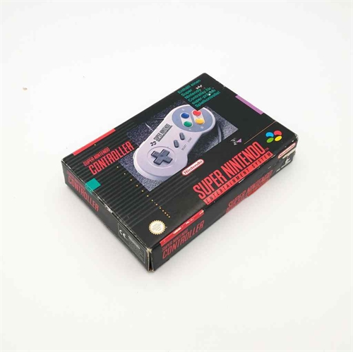 Super Nintendo Tilbehør - Super Nintendo Controller i æske (B Grade) (Genbrug)